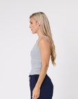 Ribbed Scoop Neck Tank - Maisey Tank