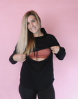 Breastfeeding Hoodie - Everyday Hoodie Black