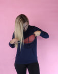 Breastfeeding Hoodie - Casual Hoodie Navy