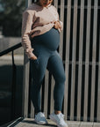 Maternity Leggings - Ryan Ribbed 7/8