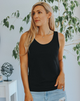 Breastfeeding Tank - Columbia Tank Black