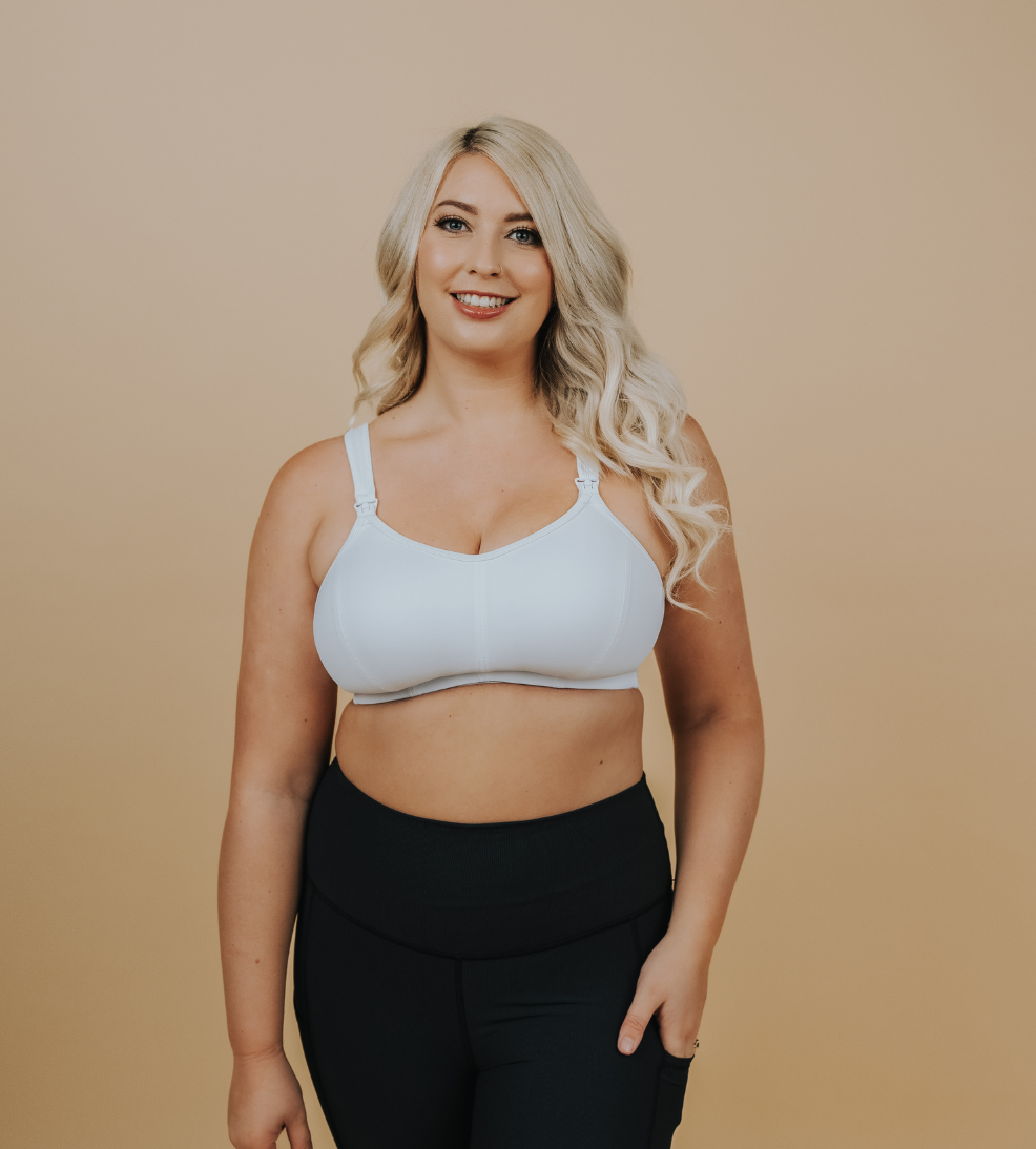 Supportive sports bra for nursing moms online