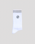 Crew Socks - White Grey