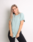 Breastfeeding T-Shirt - Charlotte Tee Pistachio