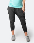 best grey maternity harem pants