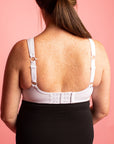 Back view of maternity nursing bra