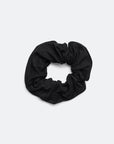 Black scrunchie hair accessory