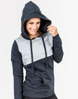 Breastfeeding Hoodie - Casual Hoodie Two Tone