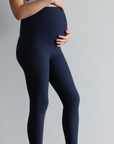 Maternity Leggings - Ryan Ribbed 7/8