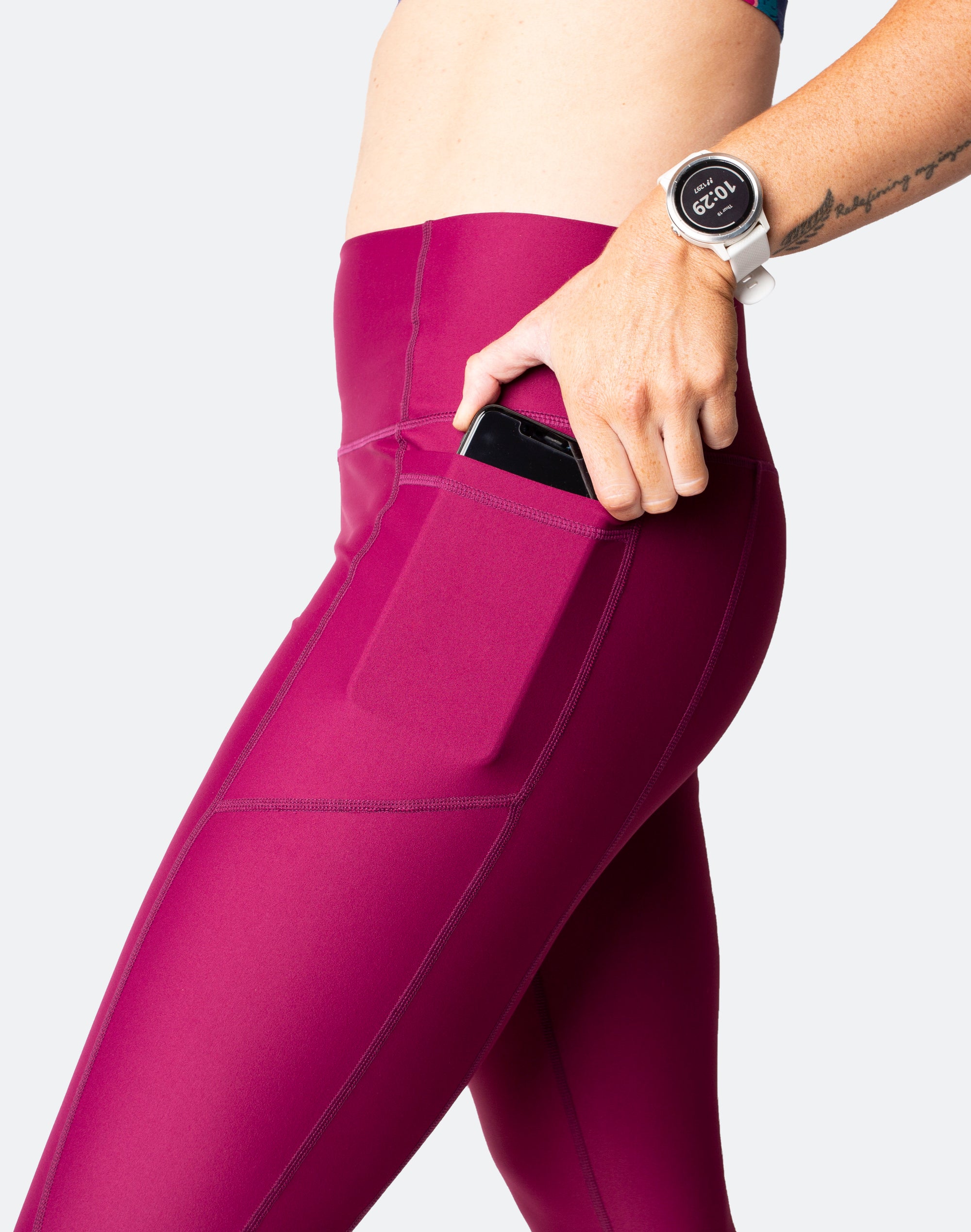 tights with pocket for phone