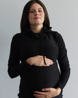 Breastfeeding Hoodie - Sprint Hoodie Black