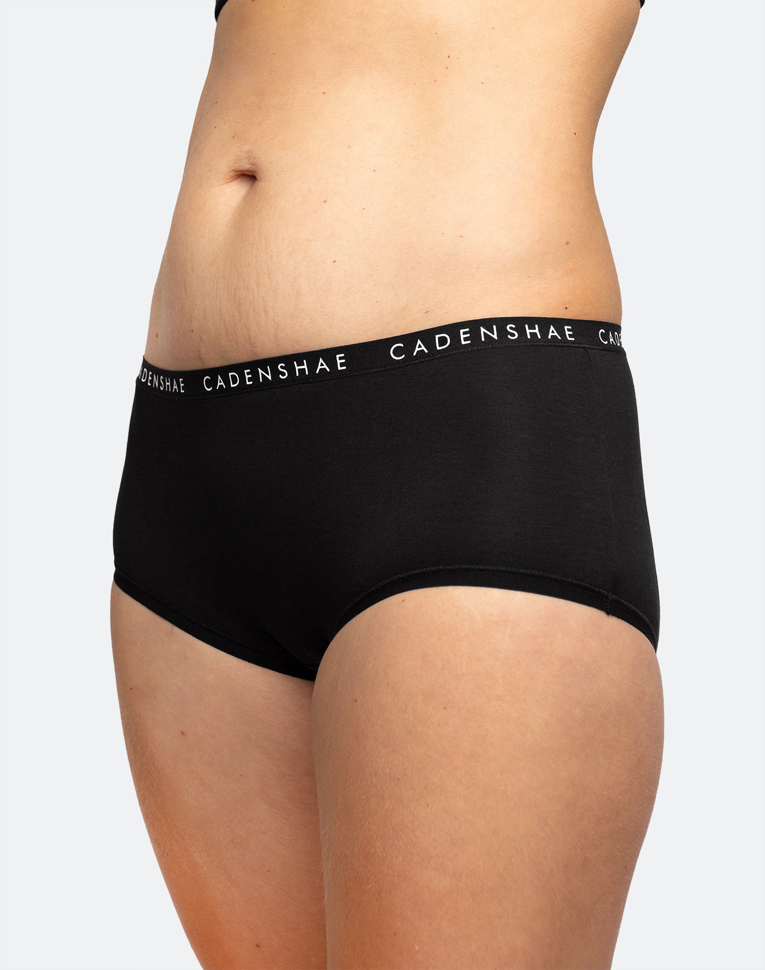 Black underwear suitable for c-section